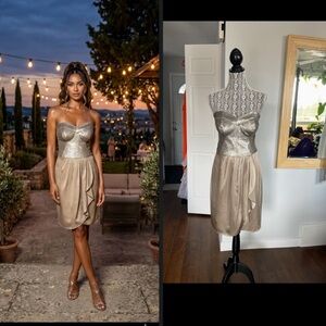 Designer Ted Baker 💯 Silk Sequin Bodice Cocktail Party Dress. Ted 3 = Size 8.